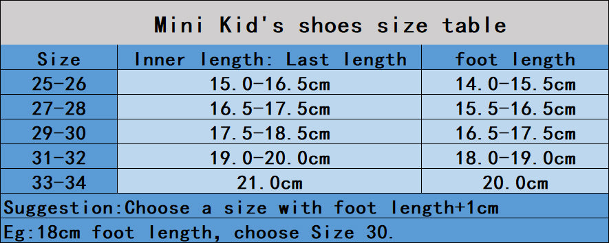 35K28 29 30 Kid Shoes